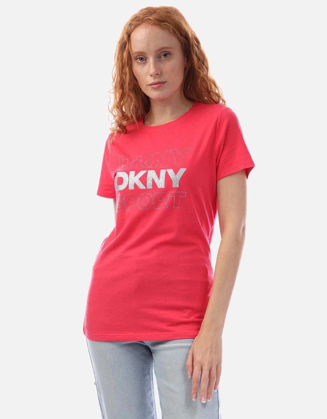 Glitter Logo Ss Crew Neck T-Shirt, 5 of 4