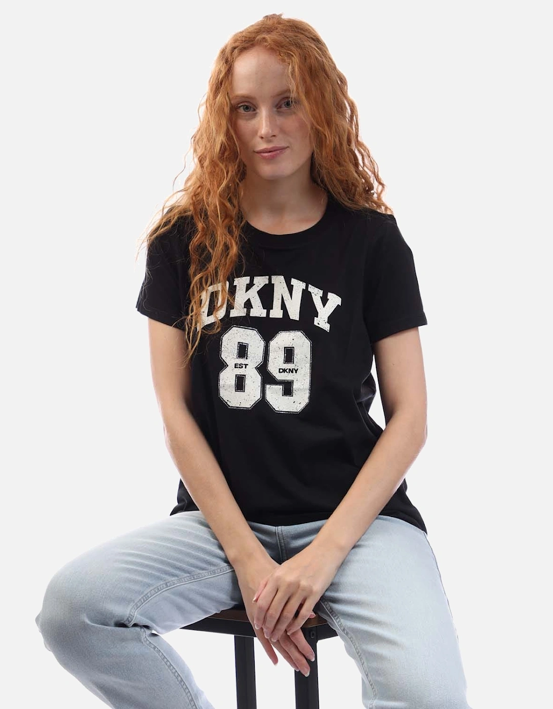 Arched 89  Logo Crew Neck T-Shirt