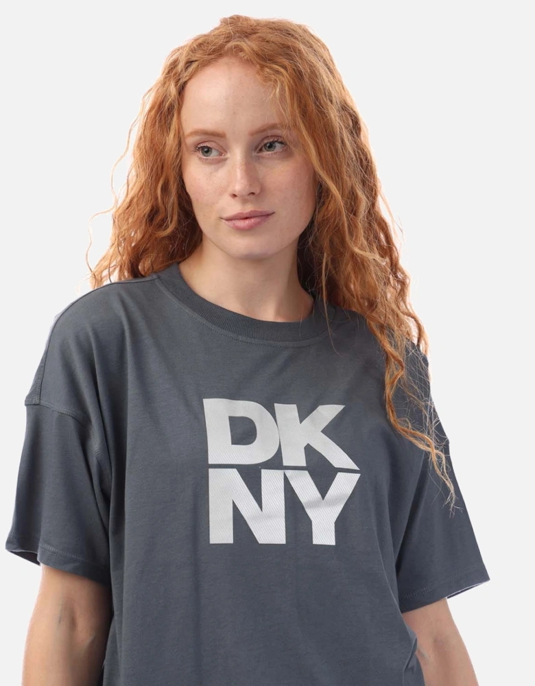 Foil Logo Cropped T-Shirt
