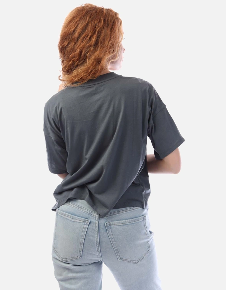 Foil Logo Cropped T-Shirt