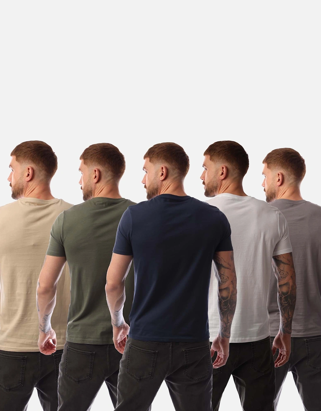 Mens Buena 5 Pack T-Shirts