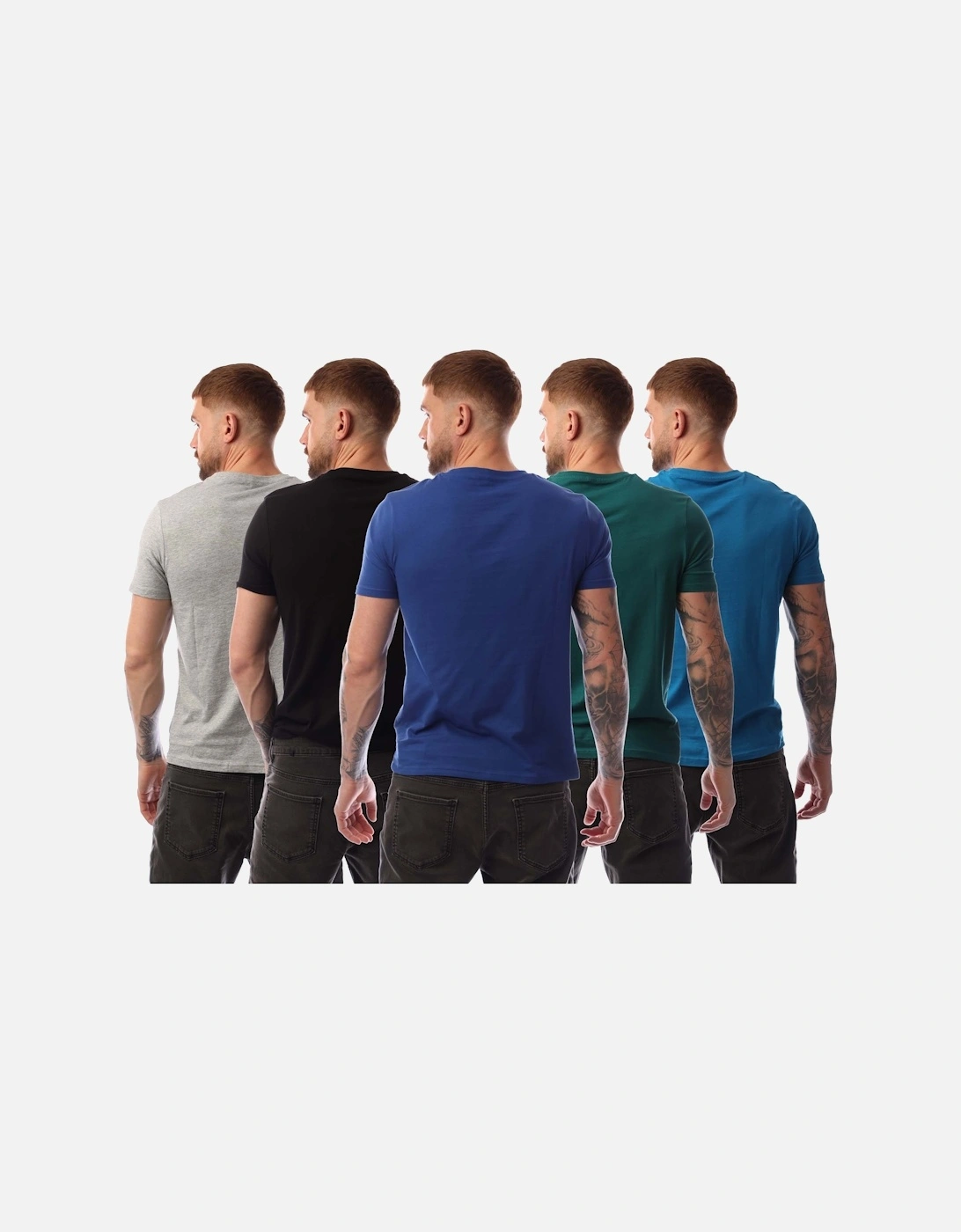 Mens Mexbo 5 Pack T-Shirts