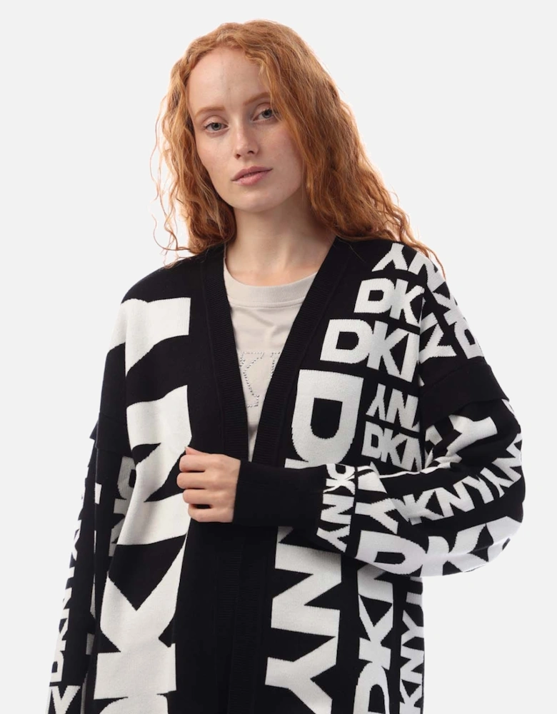 L/S Open Front Exploded Cardigan