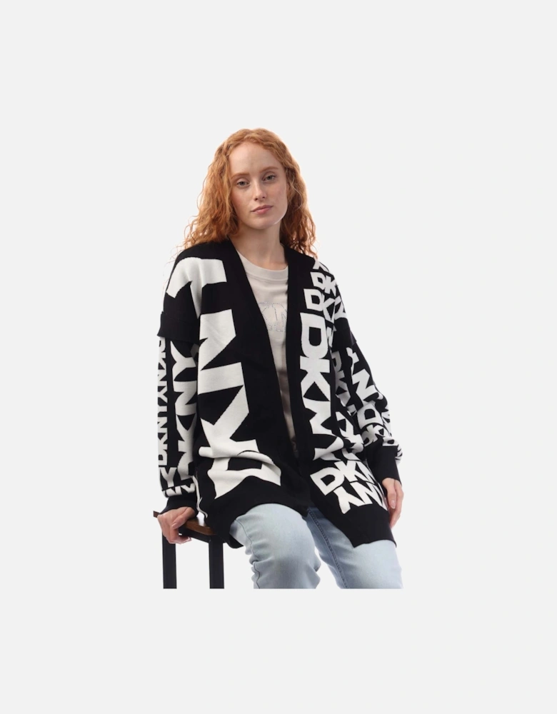 L/S Open Front Exploded Cardigan