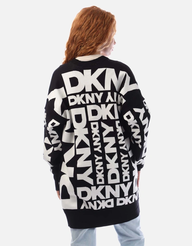L/S Open Front Exploded Cardigan