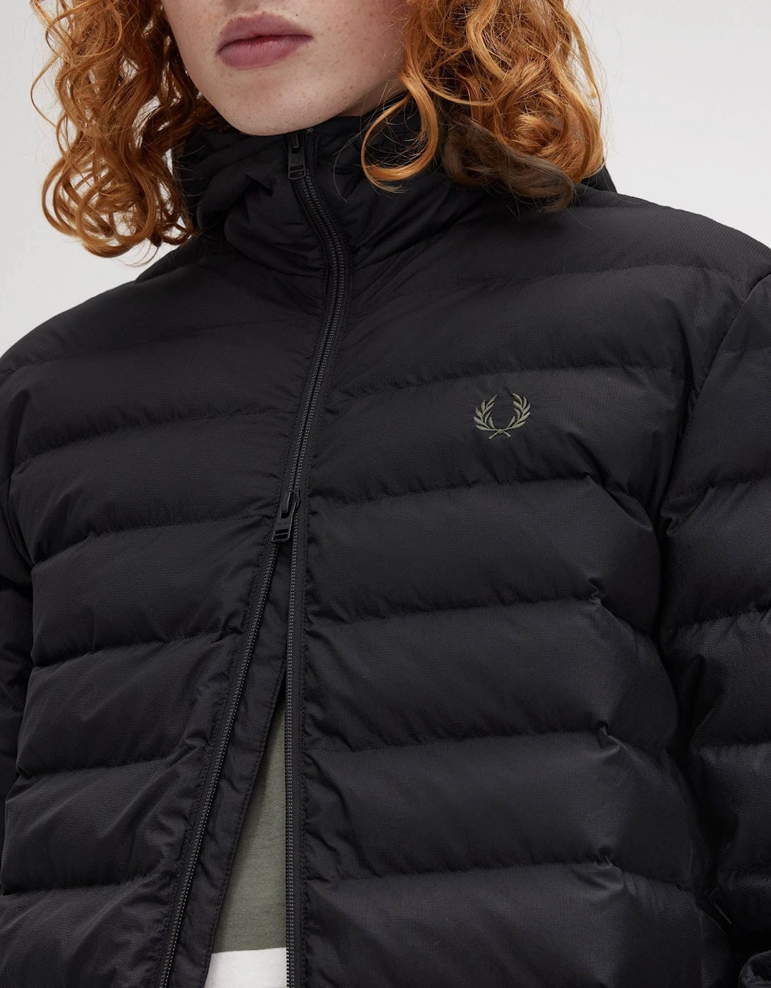 Mens Hooded Padded Jacket - Black 184