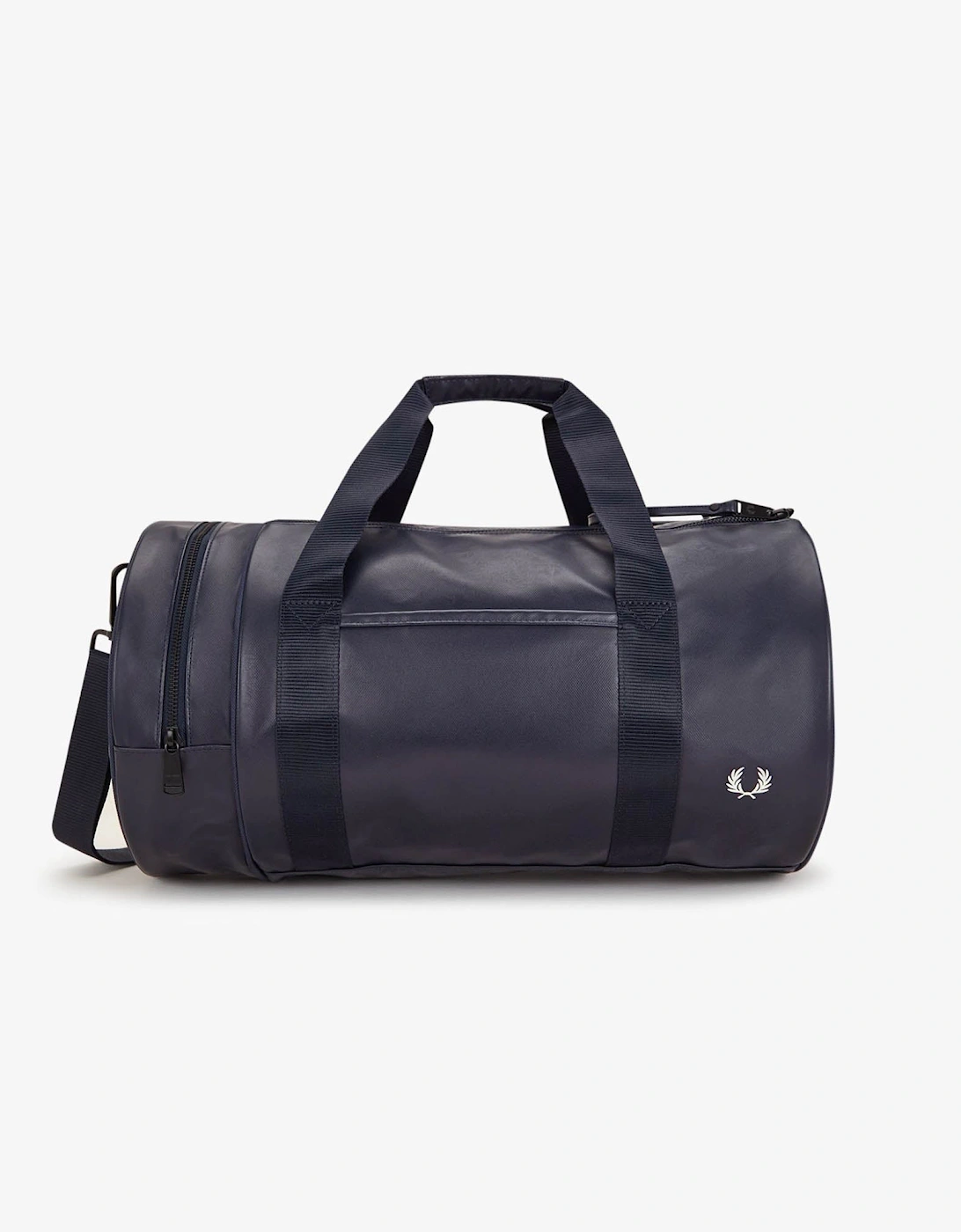 Fred Perry Men's Black Tonal Barrel Bag - Navy 608 - Size: One Size
