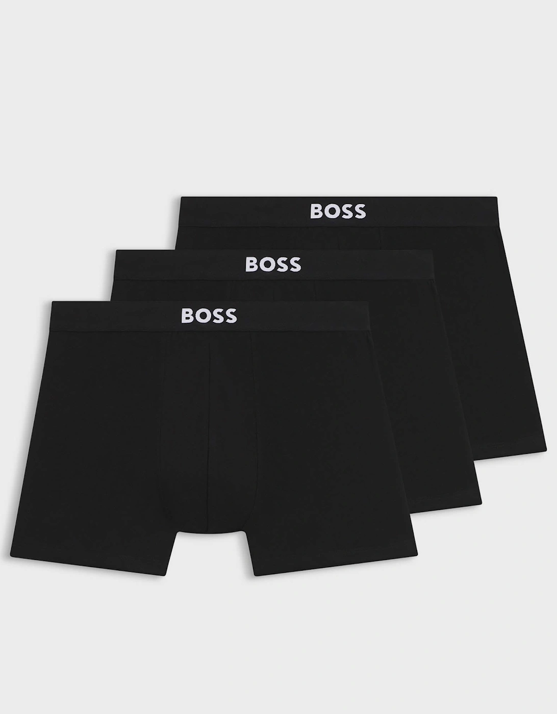 BOSS Orange 3-Pack Mens Stretch Cotton Boxer Briefs - Black 001, 6 of 5