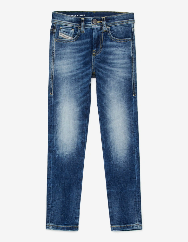 Boys Skinny Fit Jeans in Blue