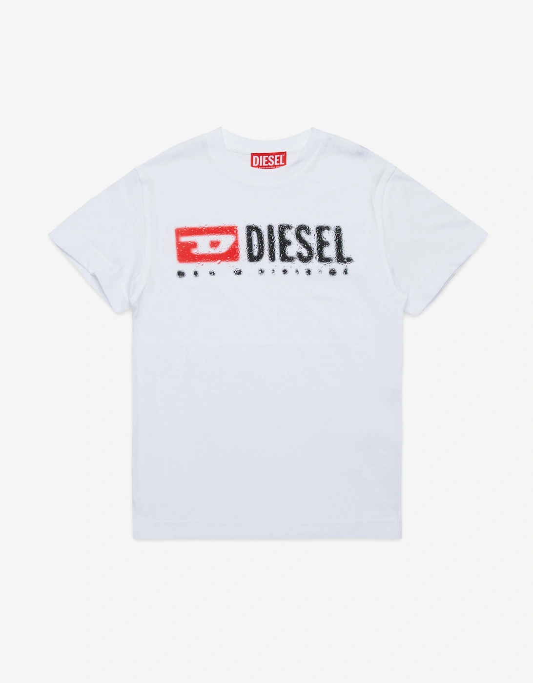 Boys Logo Print T-Shirt in White, 5 of 4