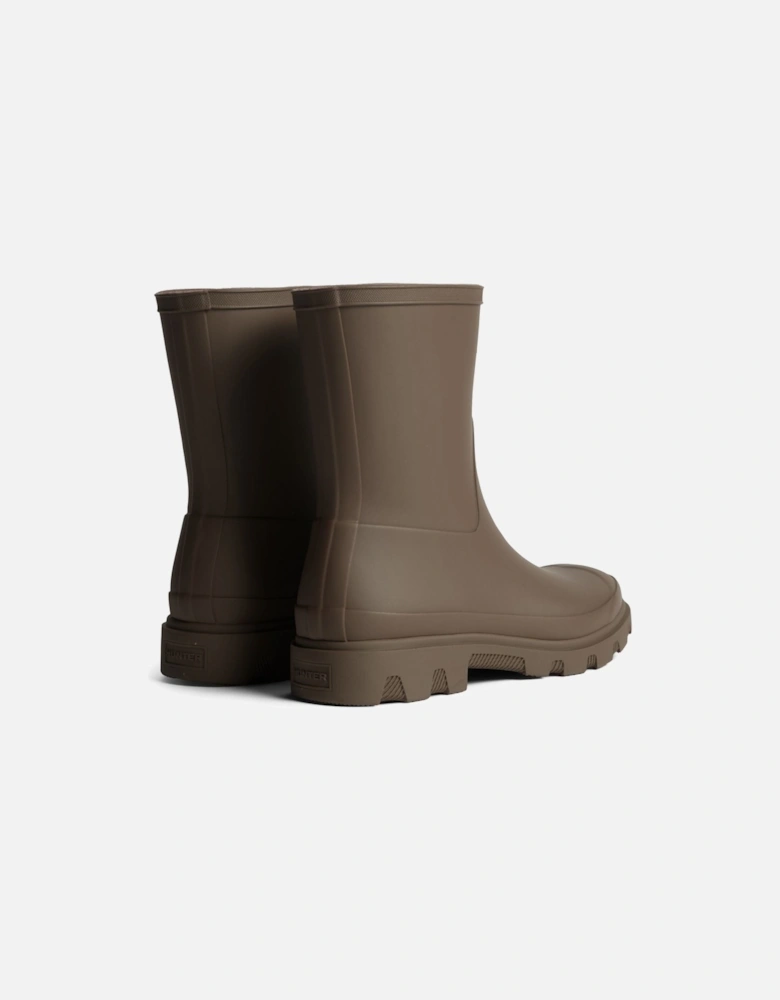 Downpour Short Boot Rubber Women's Chocolate Brown Wellington Boots