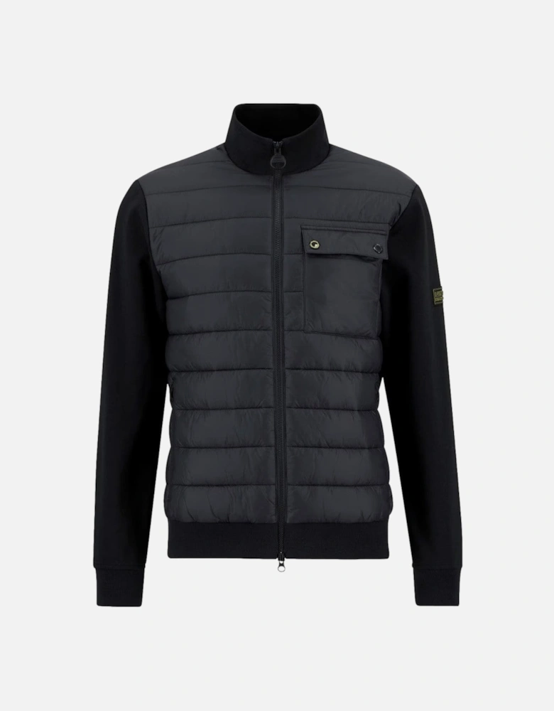 Heysham Quilted Sweater BK11 Black