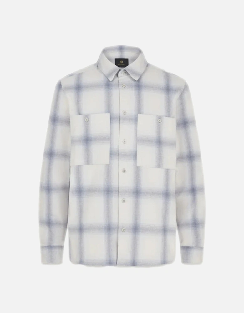 Outpost Flannel Shirt Silver Birch/Quarry Blue/Line Blue