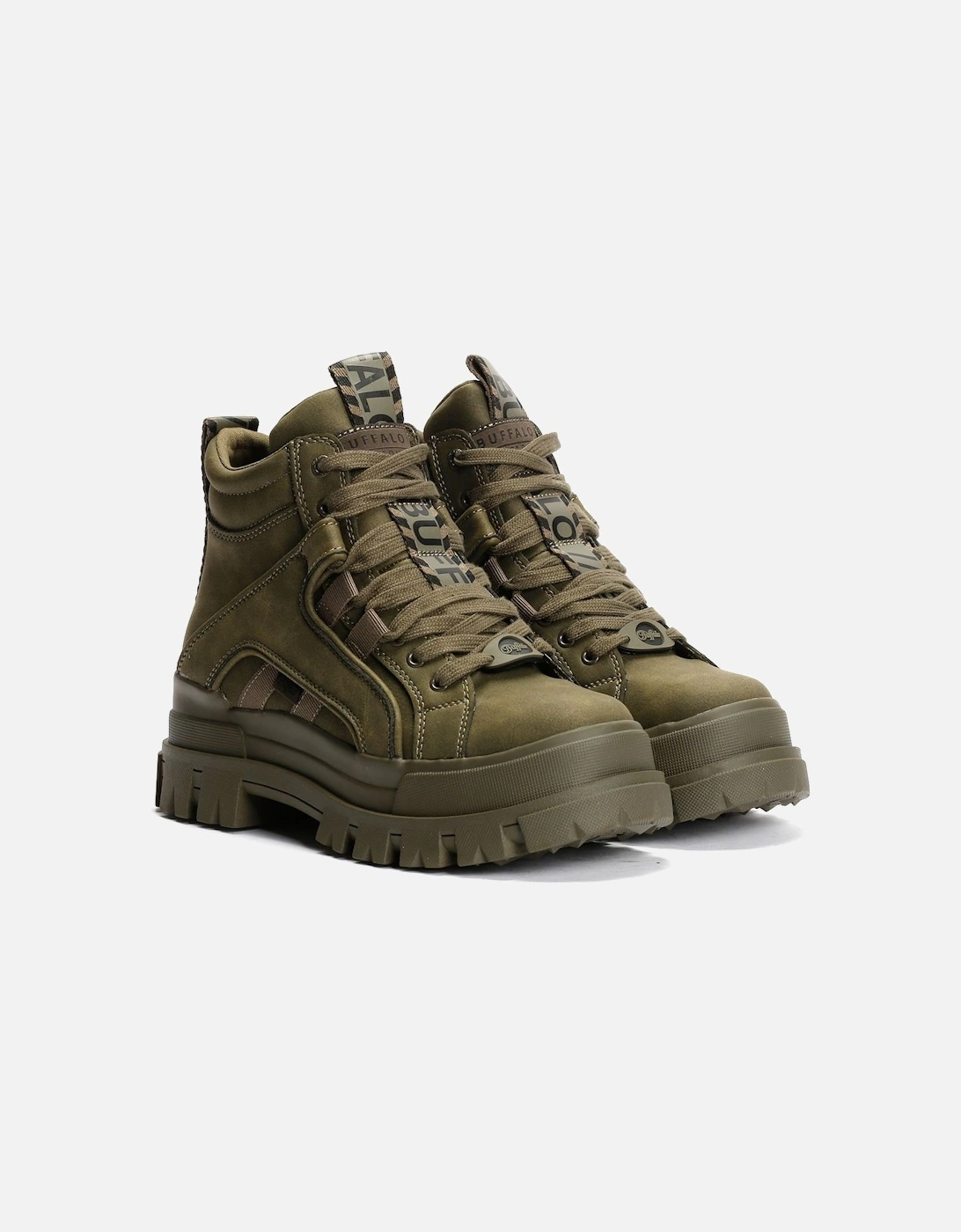 Aspha NC Mid Women's Khaki Boots, 9 of 8