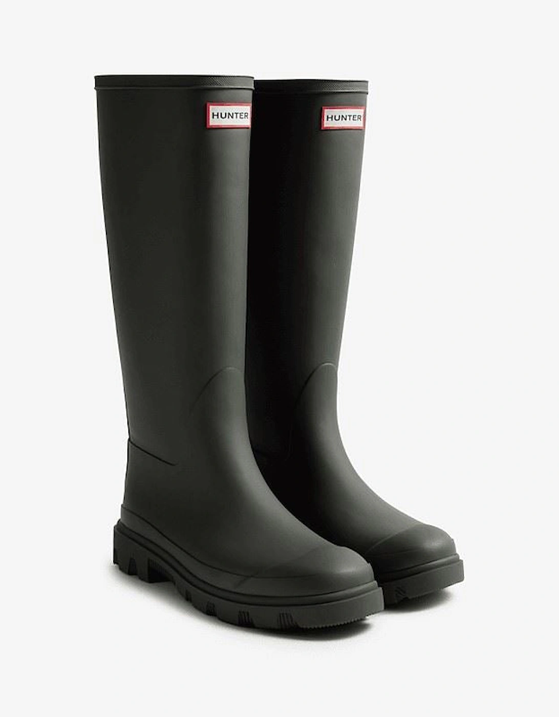 Hunter Women's Green Downpour Tall Rubber Olive Wellington Boots - : 3 Size 3