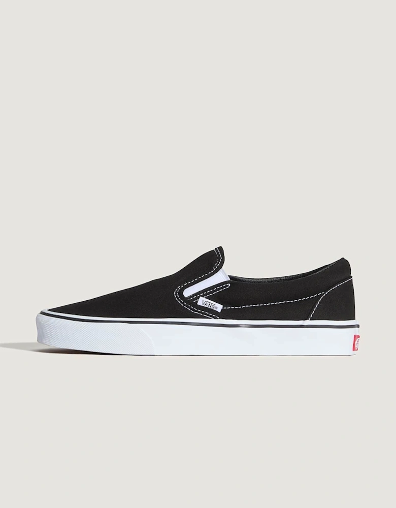 Classic Slip-On Canvas Black Trainers
