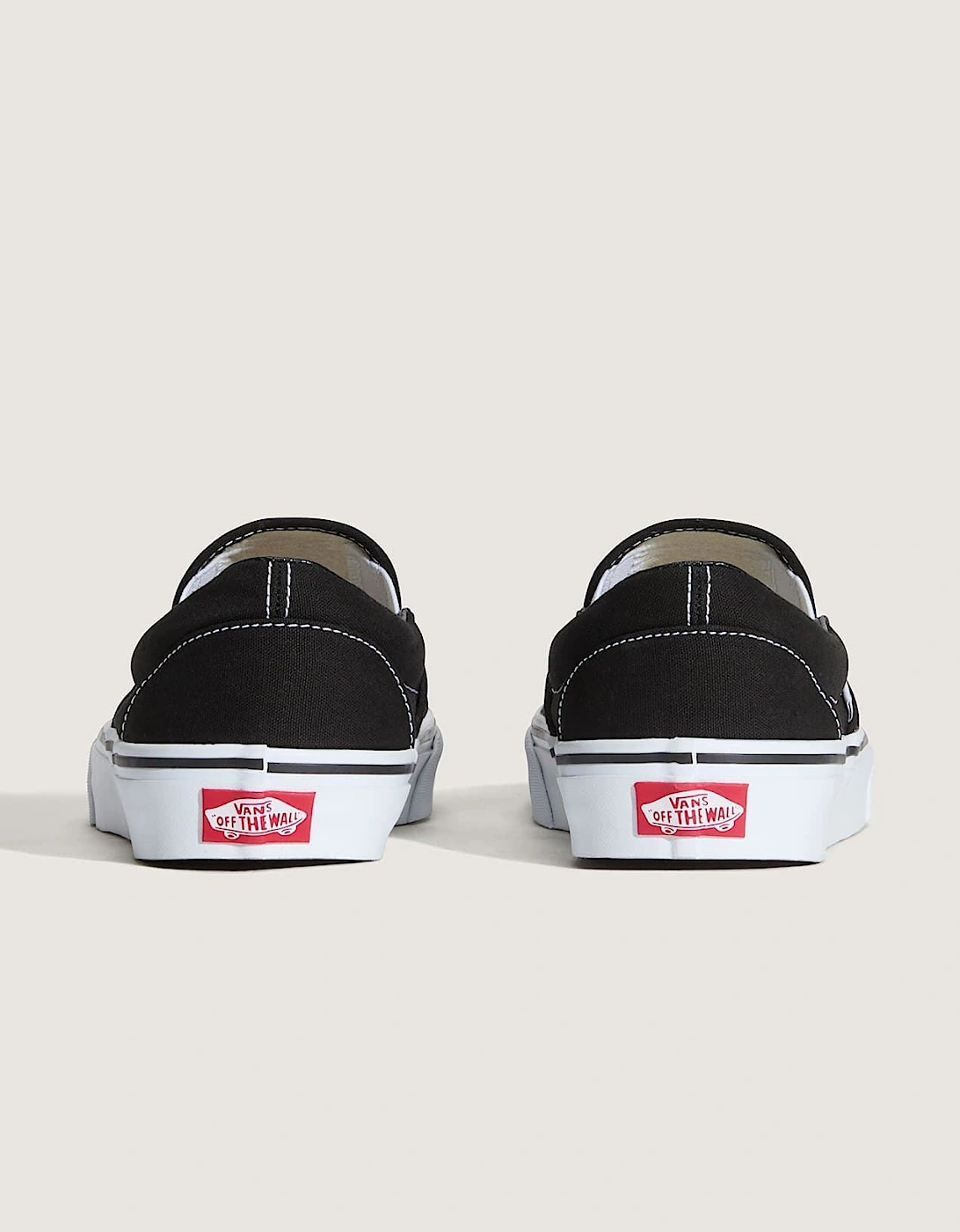 Classic Slip-On Canvas Black Trainers