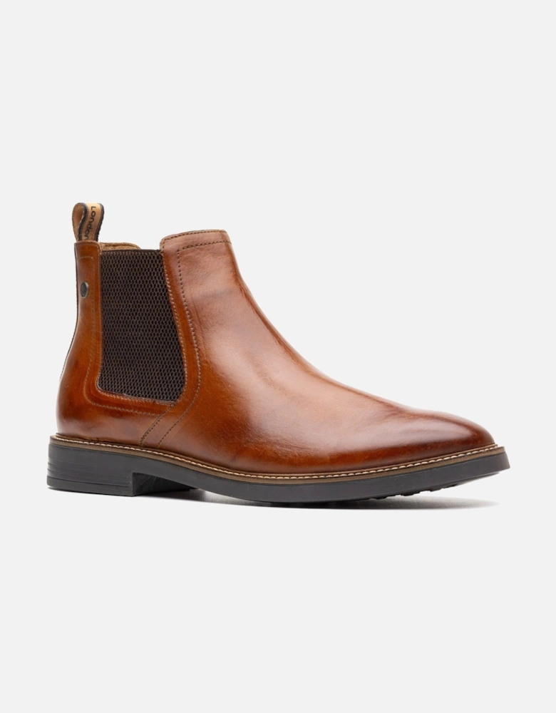 London Sussex Leather Men's Burnt Tan Boots