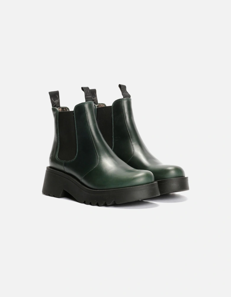 Medi Leather Women's Petrol Boots