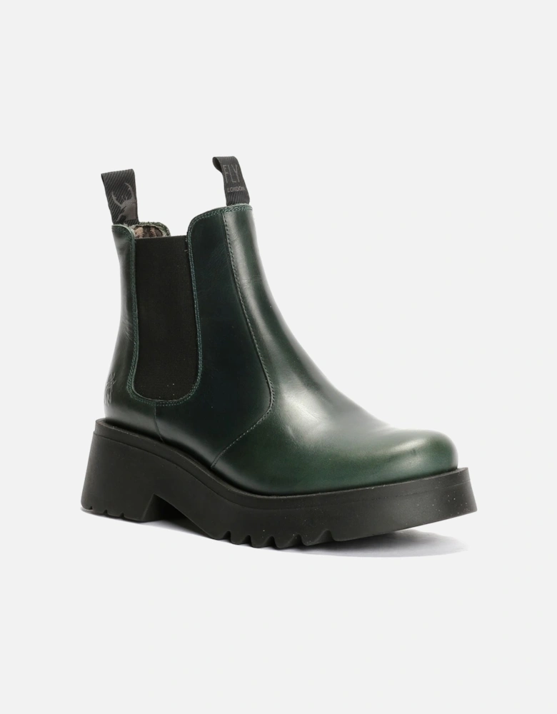 Medi Leather Women's Petrol Boots
