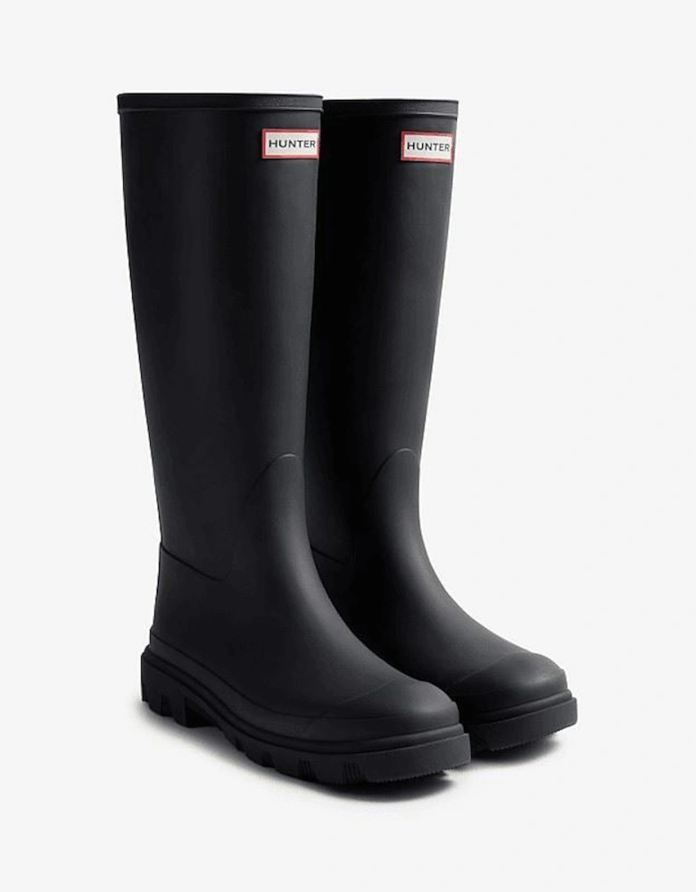 Downpour Tall Rubber Women's Black Wellington Boots