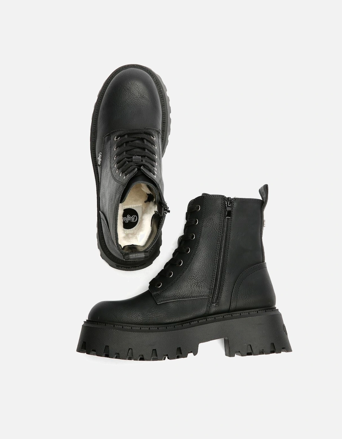 Aspen Lace Up Warm Women's Black Boots