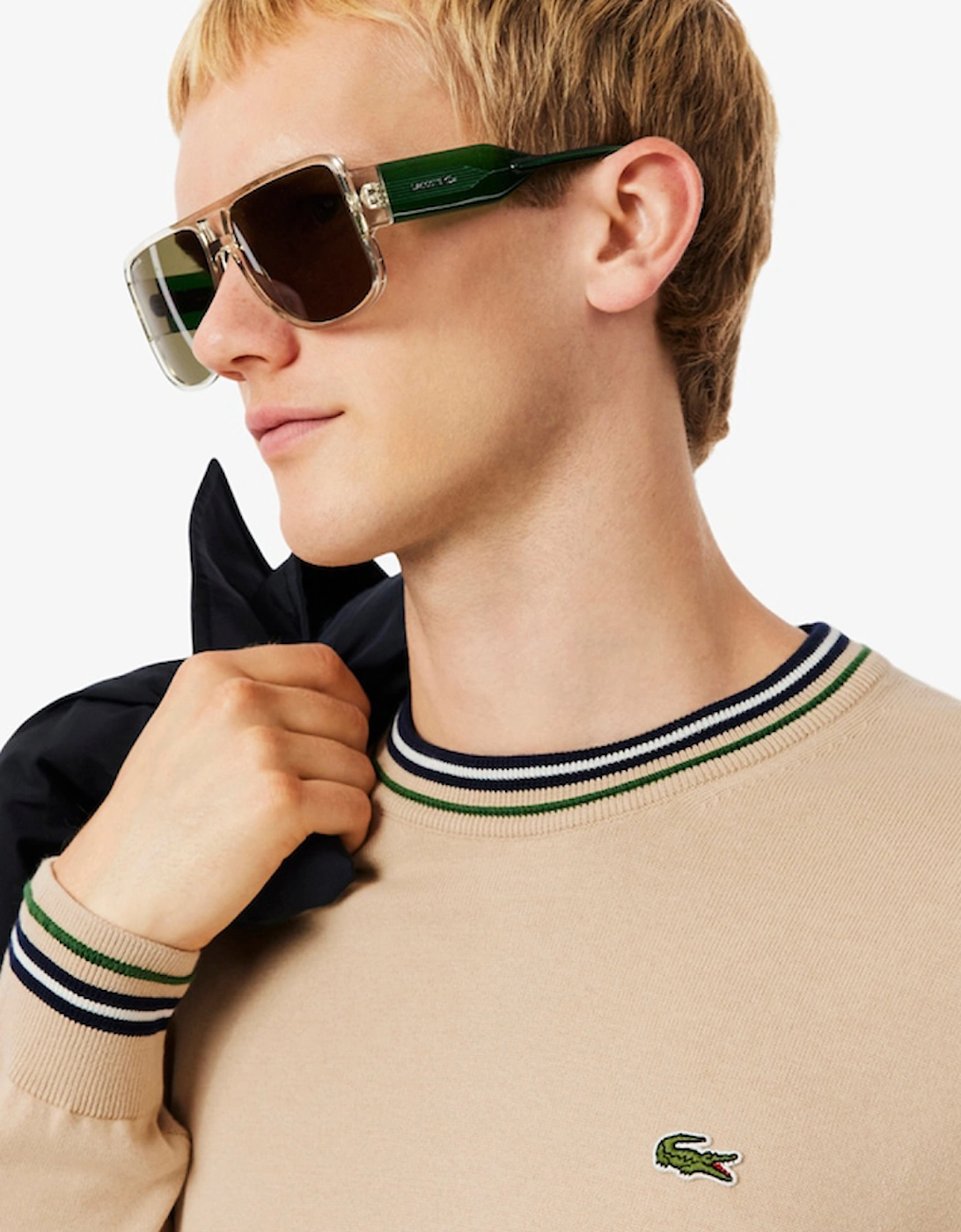 Striped Cotton Jersey Sweater