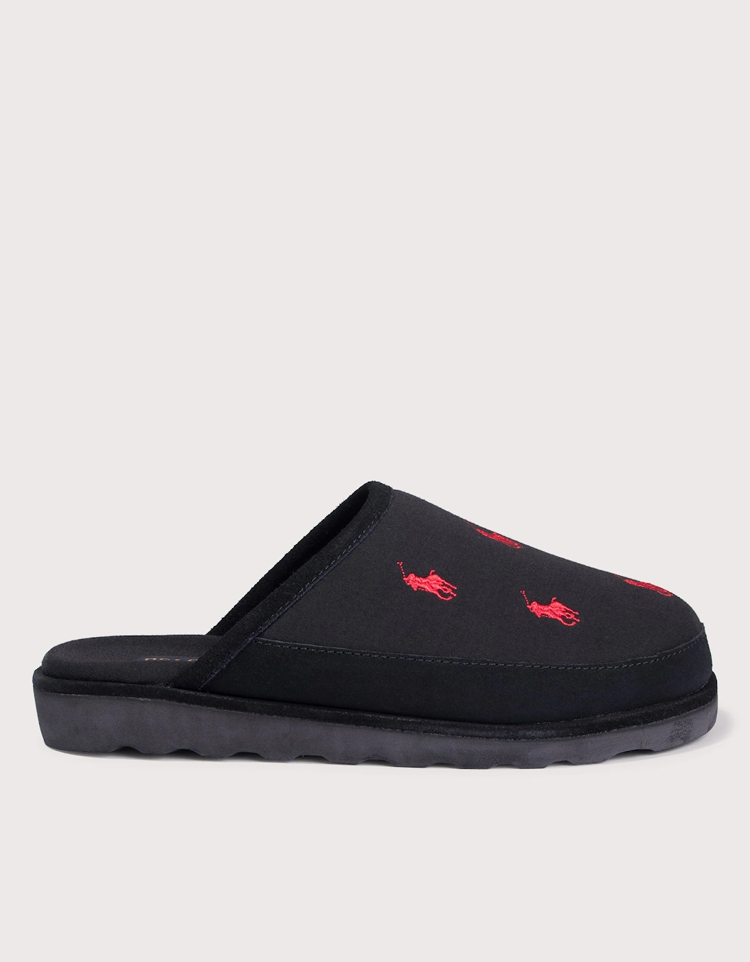 Reade Suede-Trim Polo Pony Scuff Slippers, 5 of 4