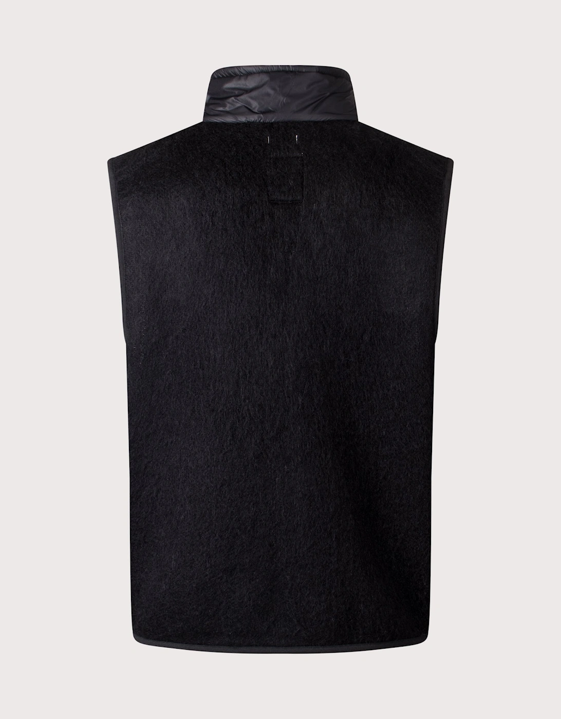 Zip-Up Mohair Vest