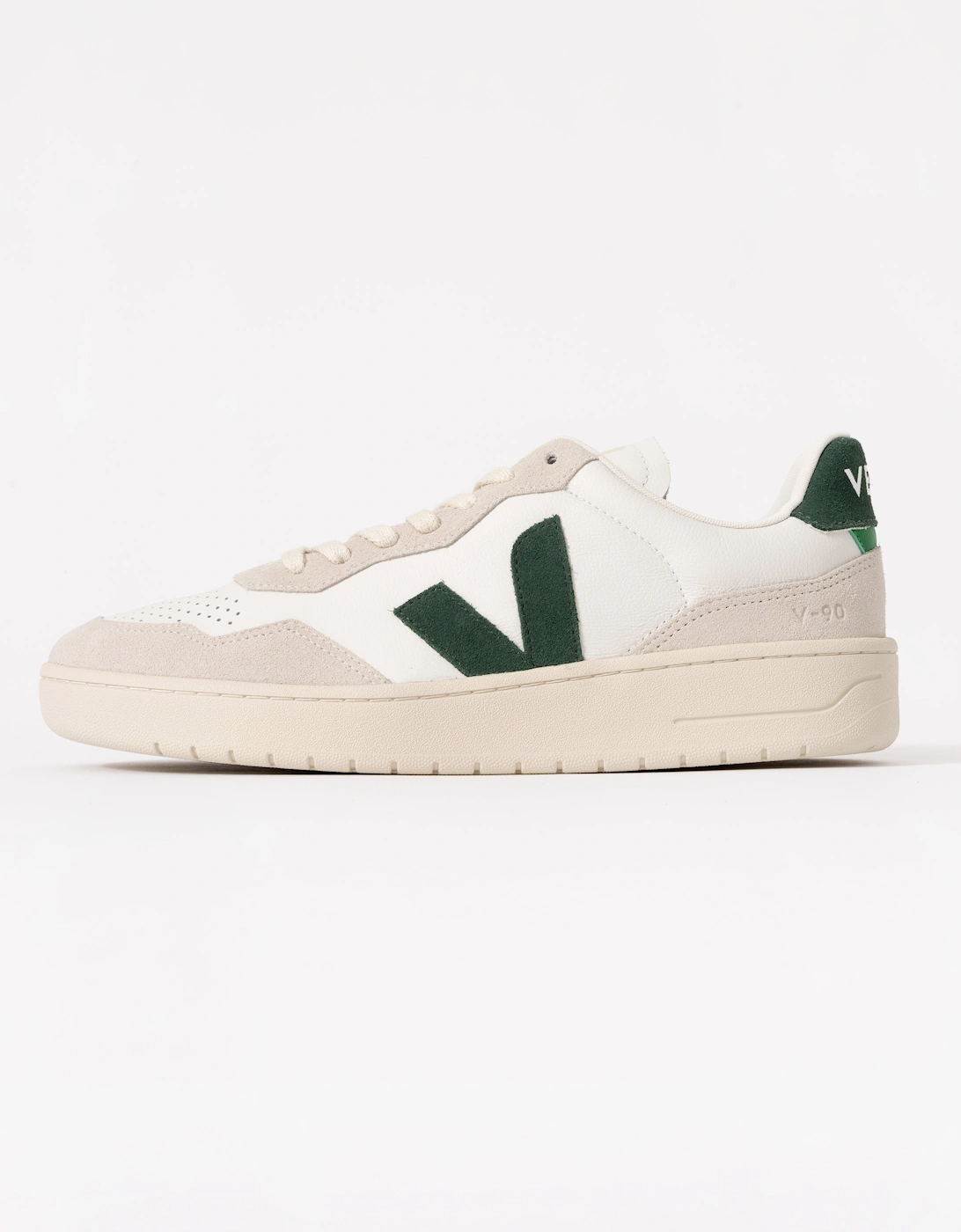 V-90 OT Leather Mens Trainers White/Cyprus