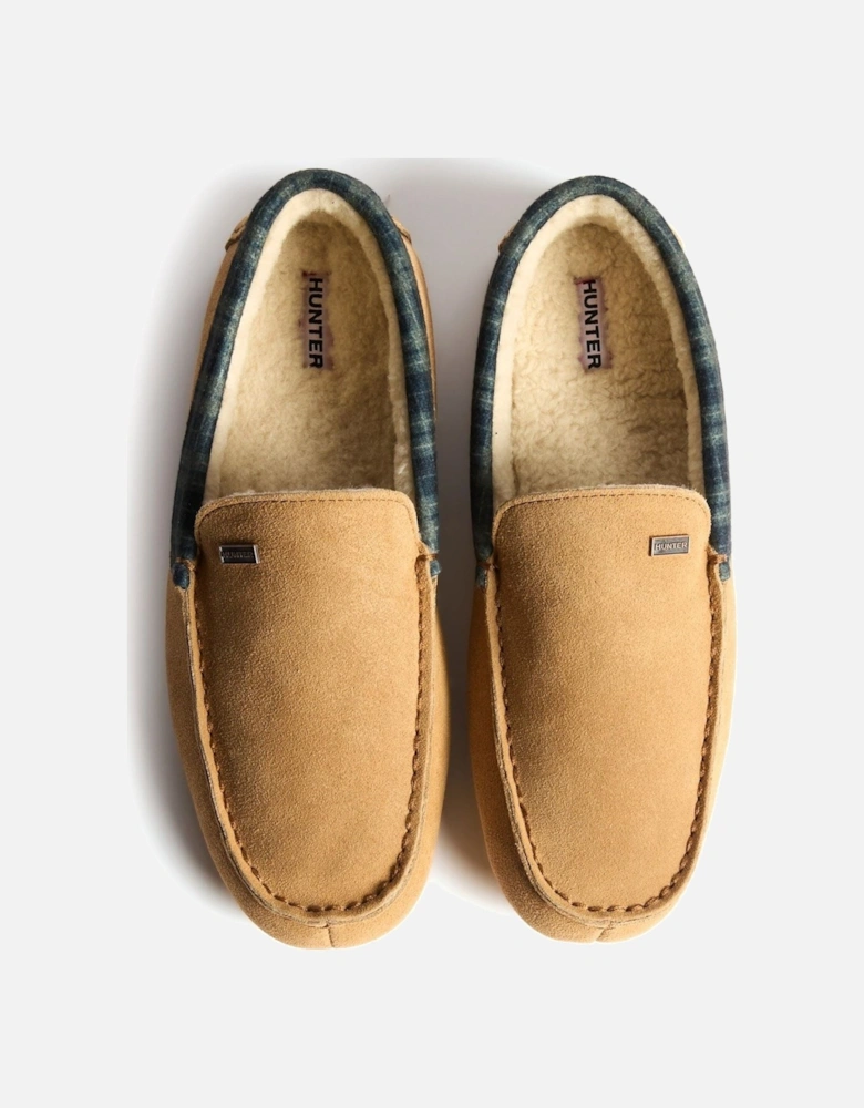 Moccassin Slipper Suede Men's Biscuit Slippers