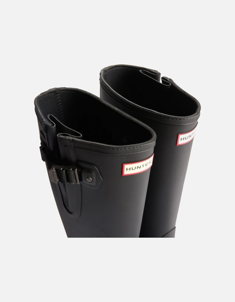 Field Downpour Adjustable Boot Rubber Men's Black Wellington Boots