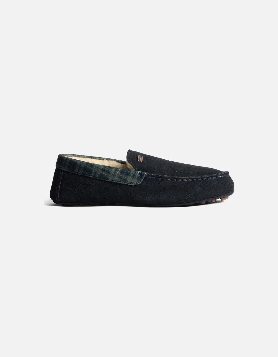 Moccassin Slipper Suede Men's Navy Slippers
