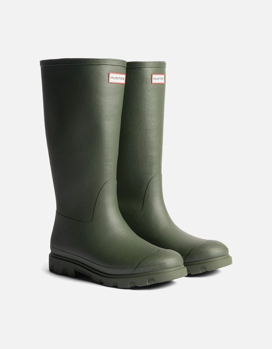 Men's Hunter Downpour Tall Insulated Boot Rubber Men's Dark Olive Wellington Boots - Green - Size: 12