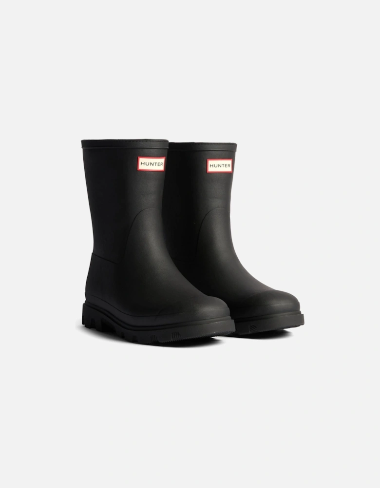 Downpour Short Insulated Boot Rubber Men's Black Wellington Boots