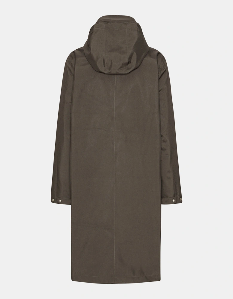 Thermal Womens Long Parka Raincoat - Wren 259