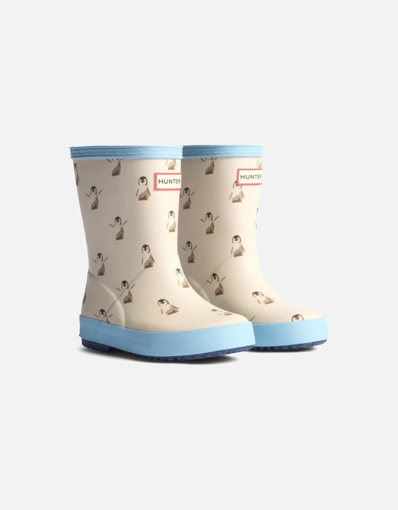 Kids First Boot Rubber Kid's Penguin Wellington Boots