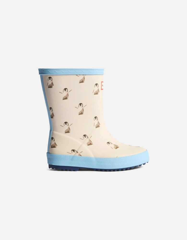 Kids First Boot Rubber Kid's Penguin Wellington Boots