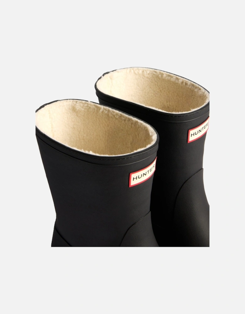 Downpour Short Insulated Boot Rubber Women's Black Wellington Boots