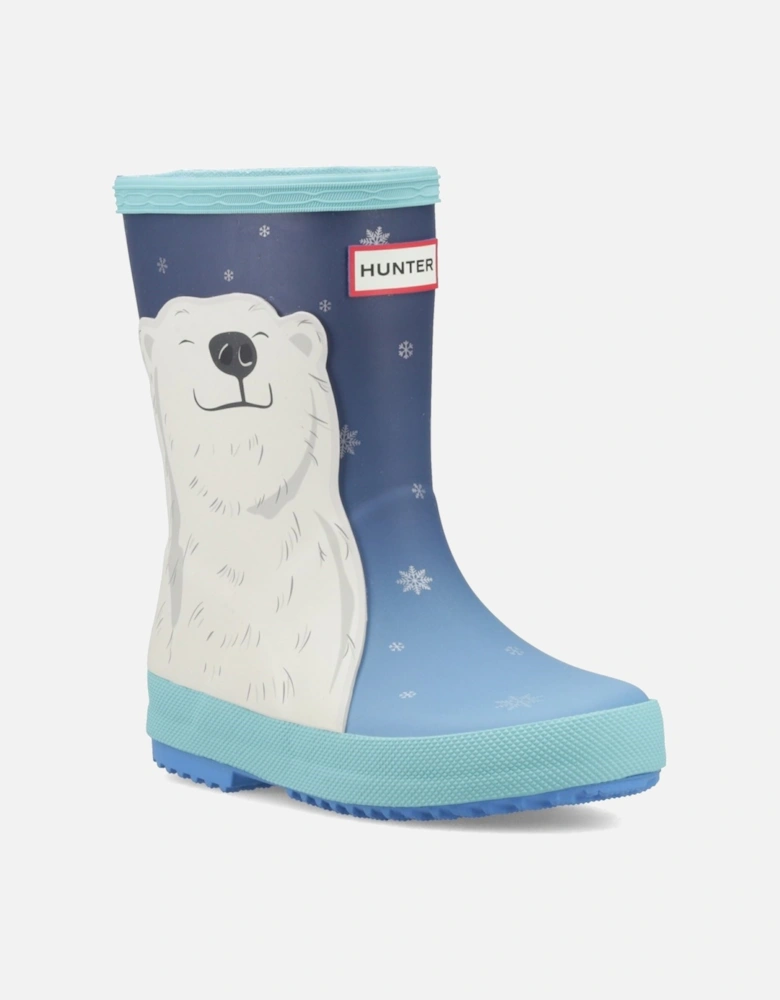 Kids First Insulated Boot Rubber Polar Bear Wellington Boots