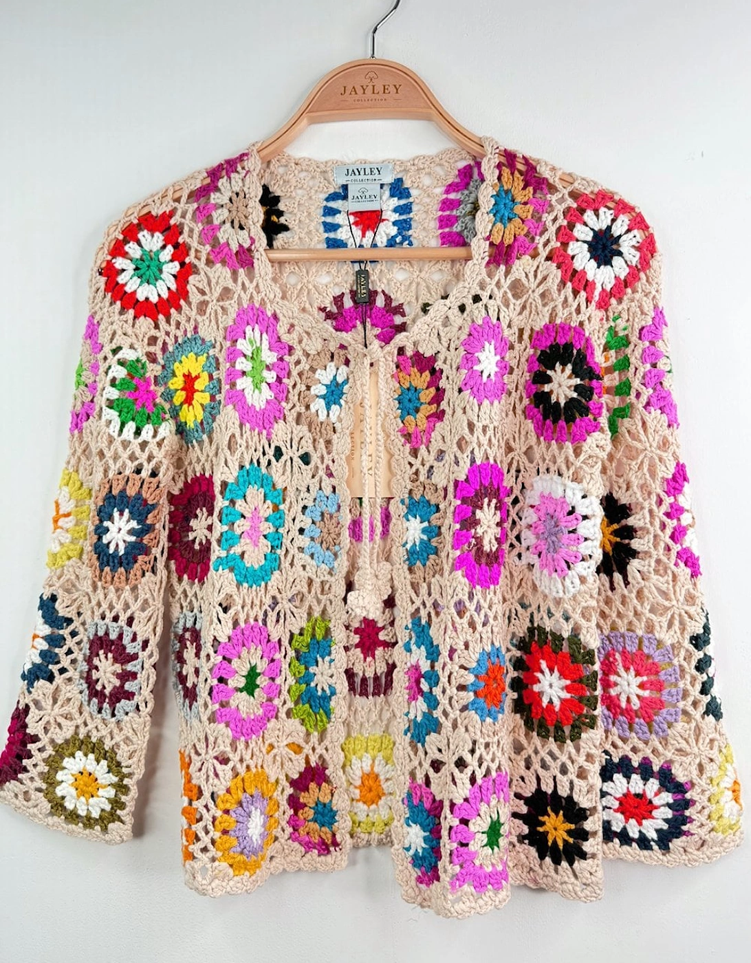 Hand Crochet Dopamine Cardigan, 3 of 2