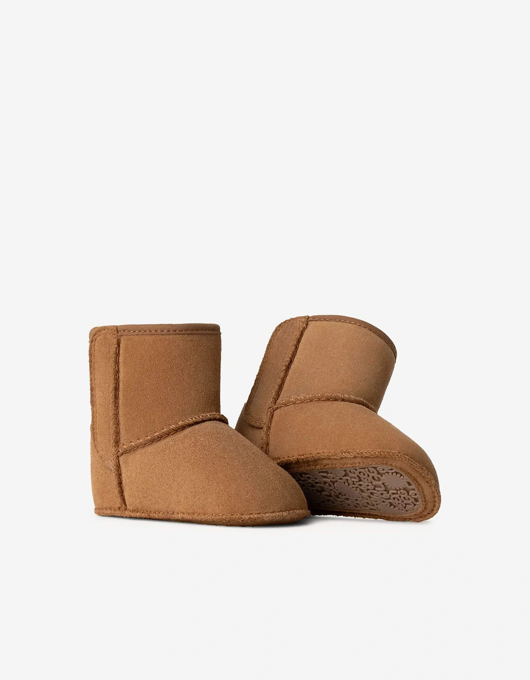 Baby Classic Boots and Lovey Set in Brown