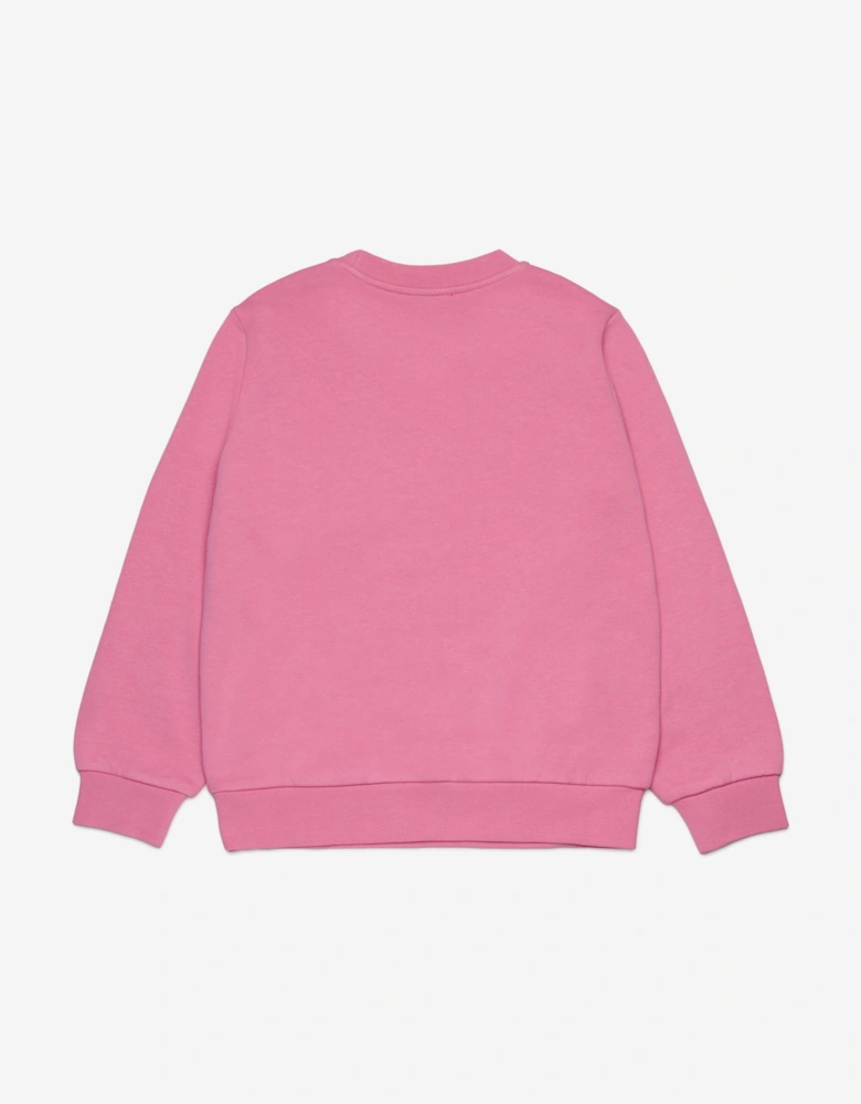 Girls Logo Sweatshirt in Pink