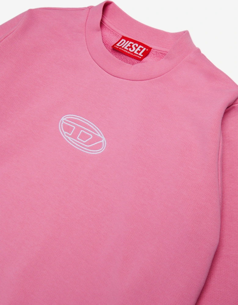 Girls Logo Sweatshirt in Pink