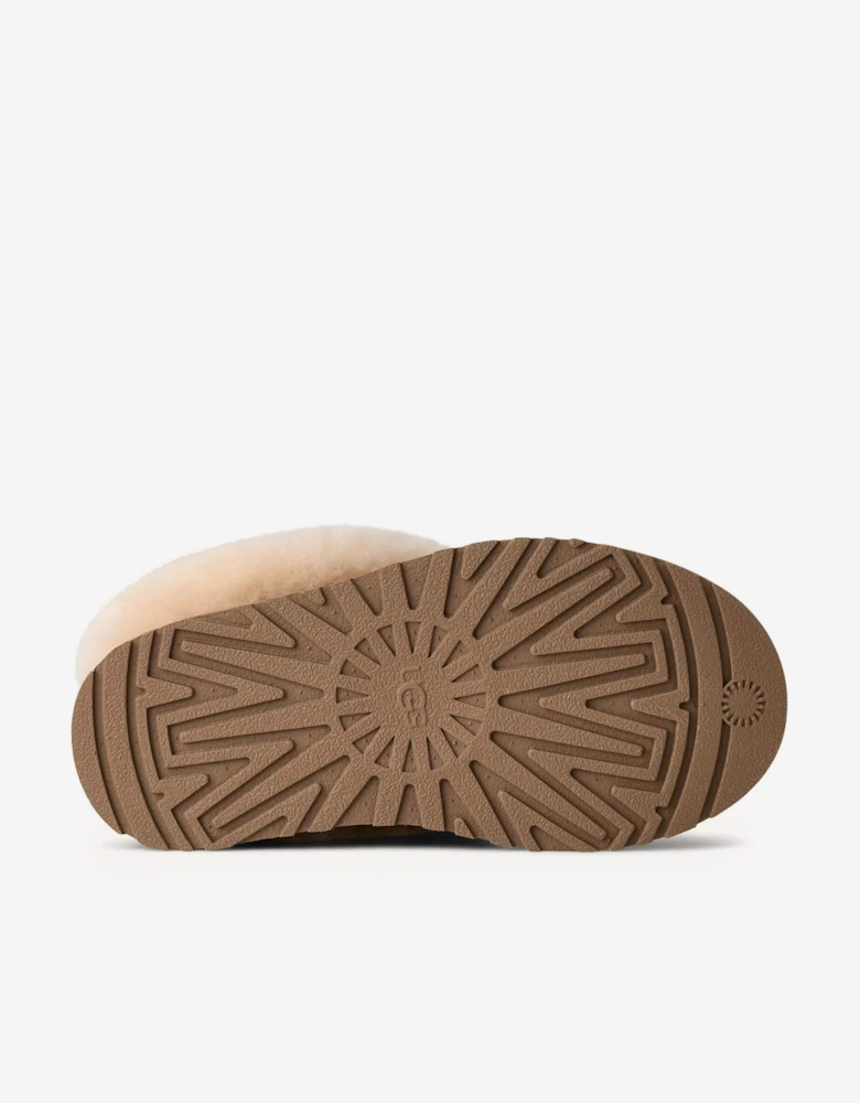 Girls Tazzelle Slippers in Brown