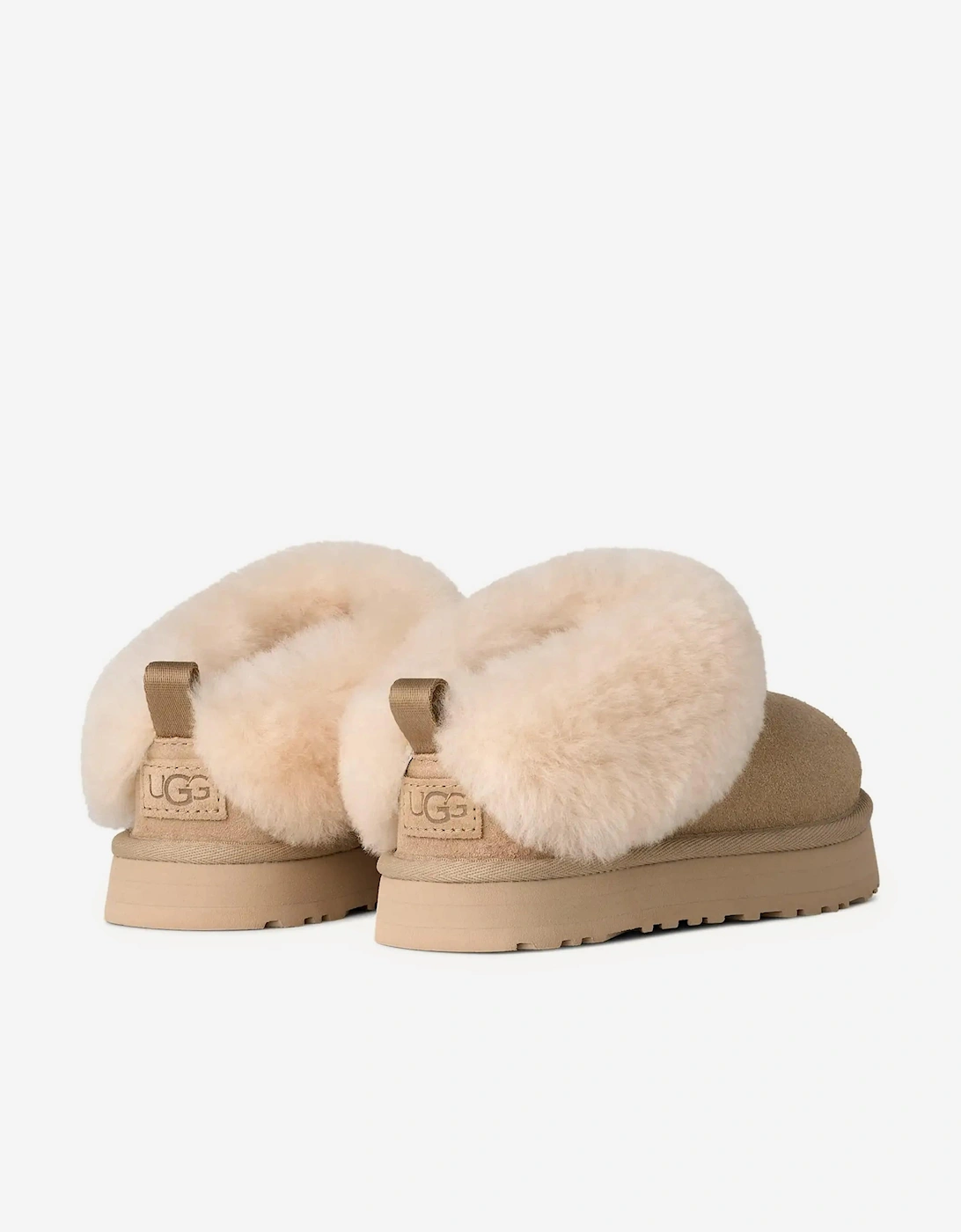 Girls Tazzelle Slippers in Beige