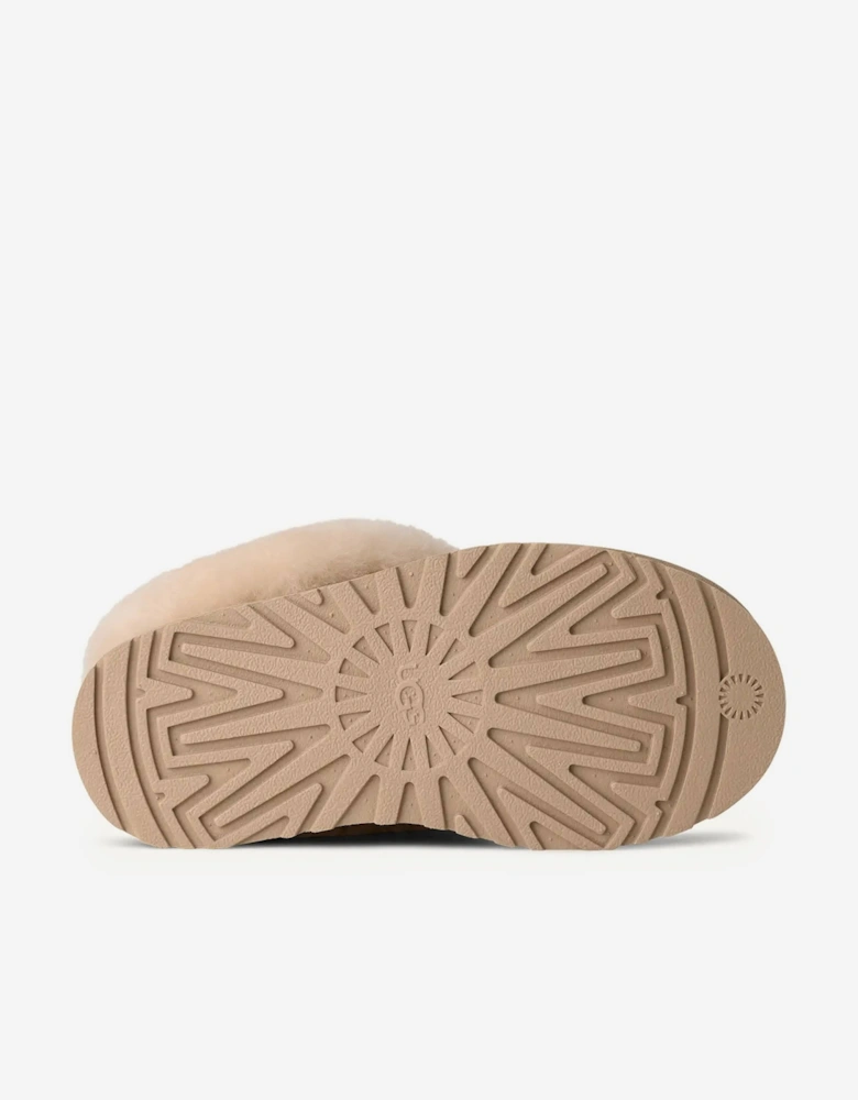 Girls Tazzelle Slippers in Beige