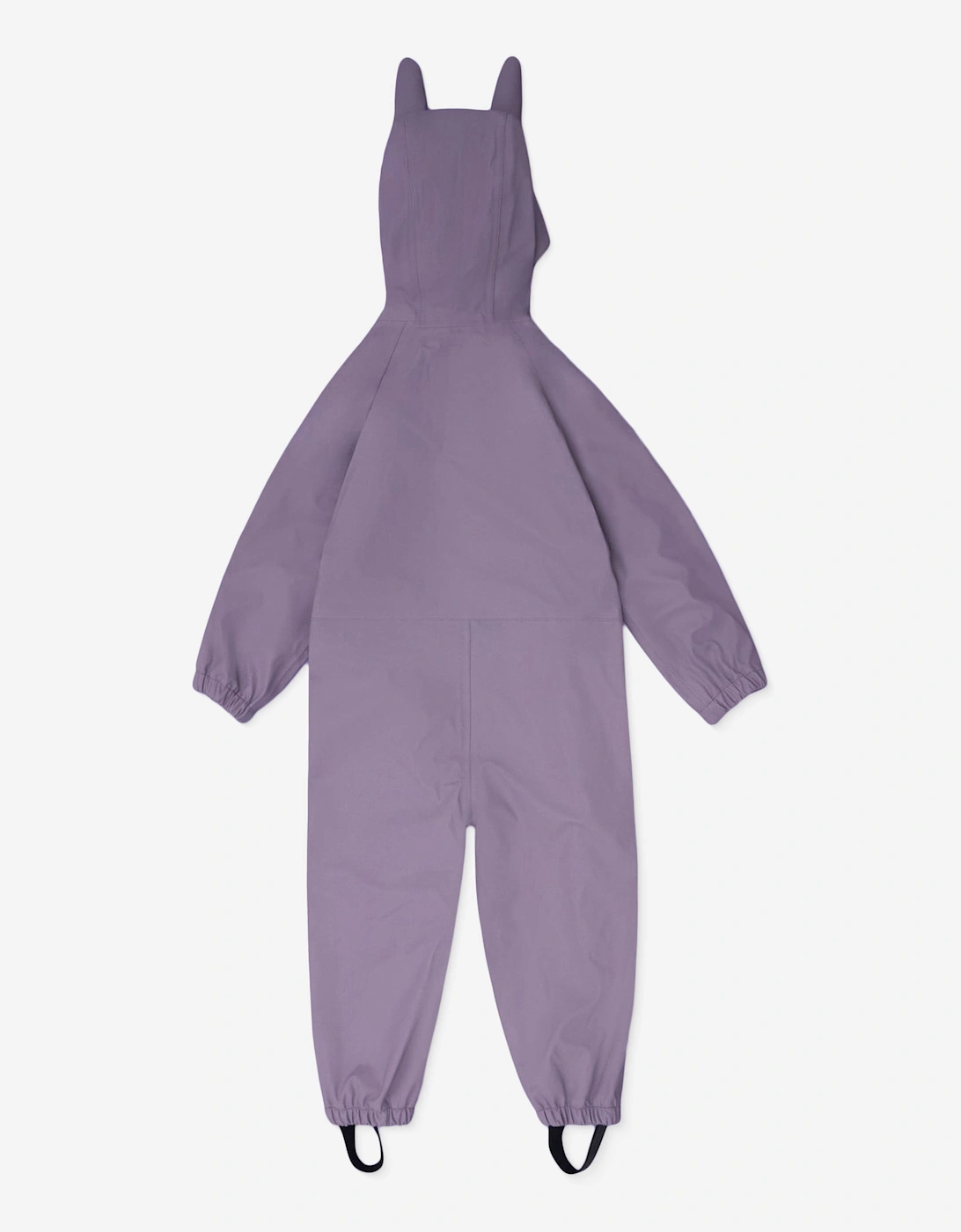 Girls Hop The Bunny Puddlesuit in Purple