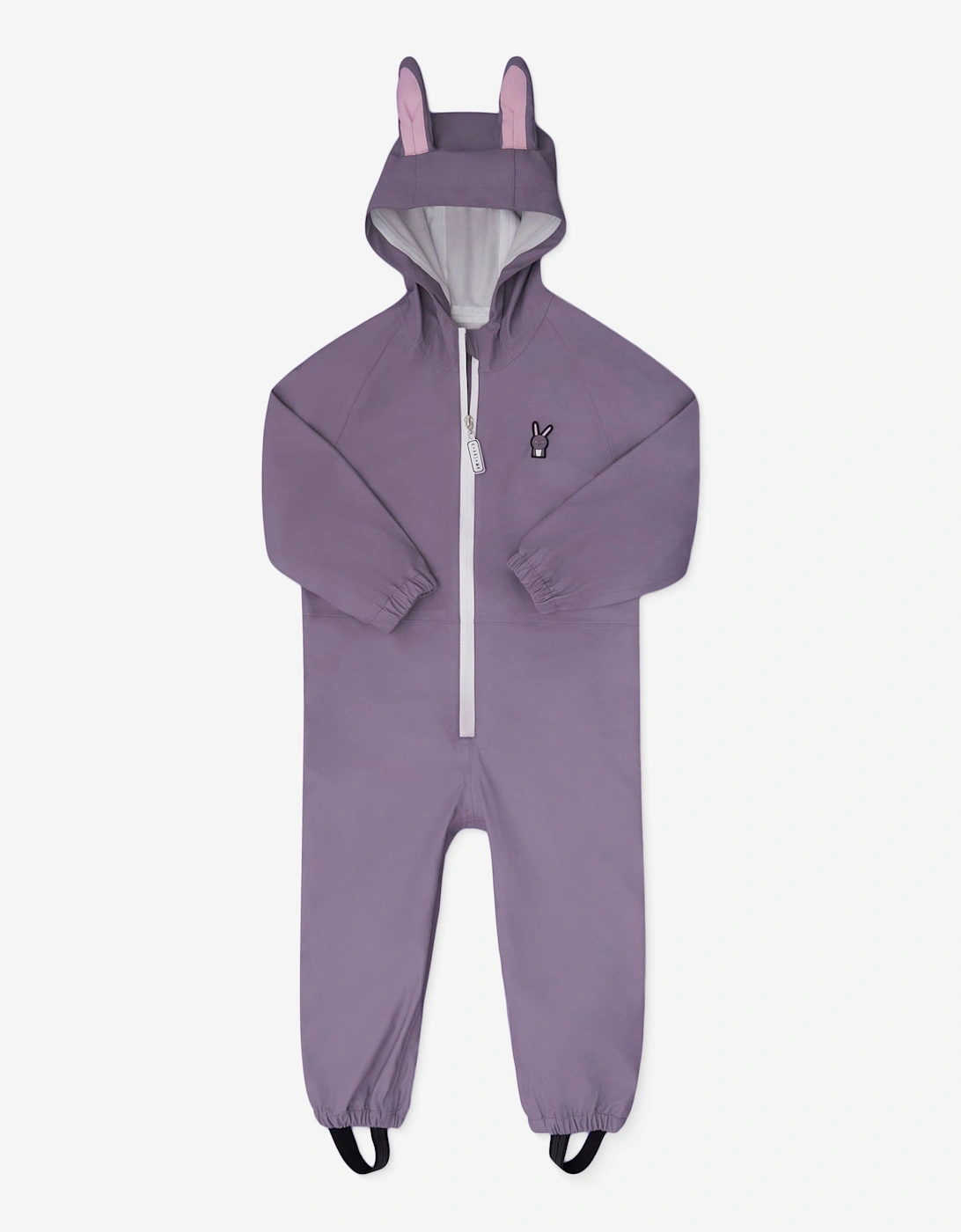 Roarsome Girls Purple Hop The Bunny Puddlesuit In - Size: 3 Years/2 Years Kids