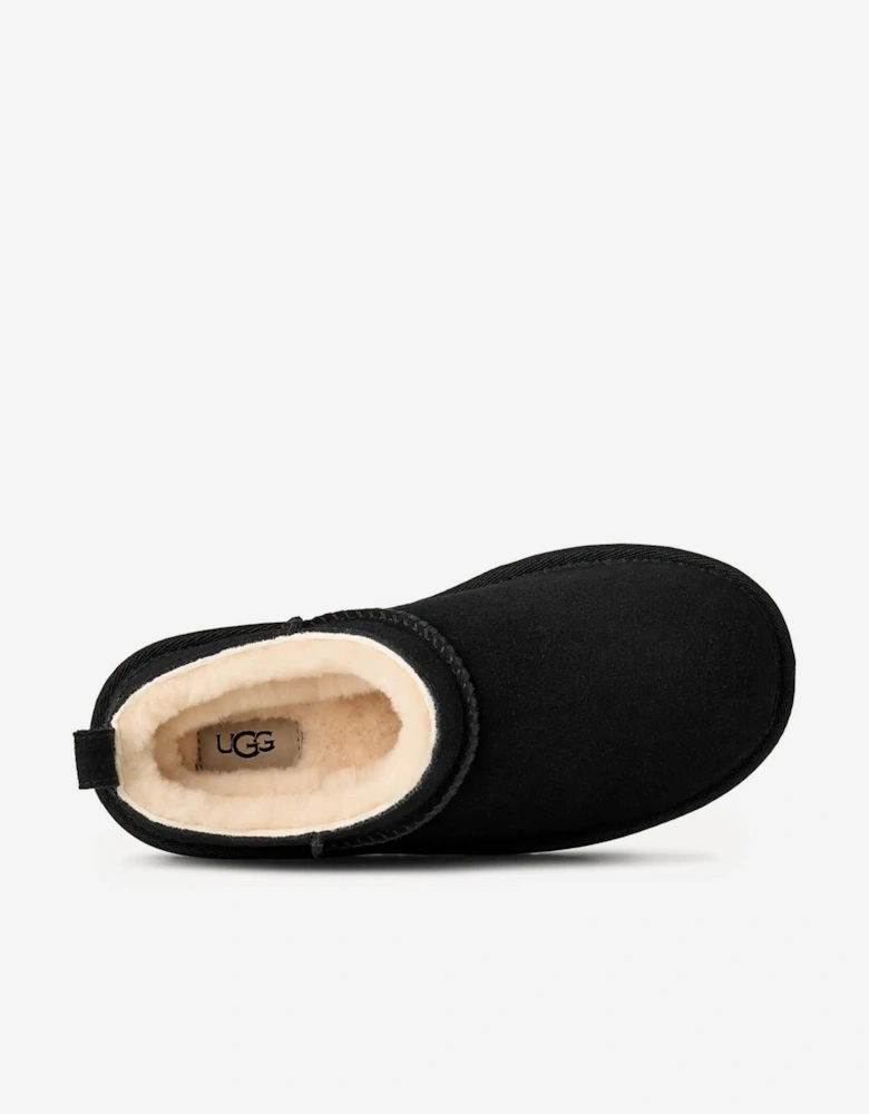 Kids Classic Micro Slippers in Black